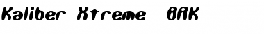 Kaliber Xtreme (BRK) Font
