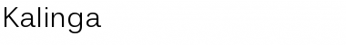 Kalinga Regular Font Kalinga Regular Font