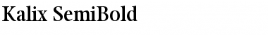Kalix SemiBold Font