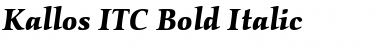 Kallos ITC Font