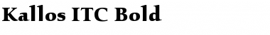 Kallos ITC Font