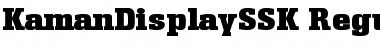Download KamanDisplaySSK Font Download KamanDisplaySSK Font