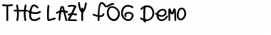 Download THE LAZY FOG Font Download THE LAZY FOG Font
