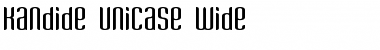 Kandide Unicase Wide Regular Font