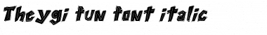 Download THEYGI Font Download THEYGI Font