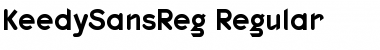 KeedySansReg Regular Font