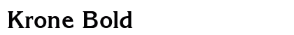 Krone Bold preview
