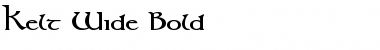 Kelt Wide Bold Font