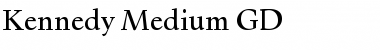 Kennedy Md GD Font