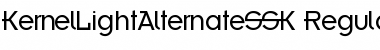 KernelLightAlternateSSK Regular Font