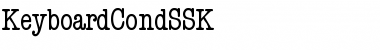 KeyboardCondSSK Font