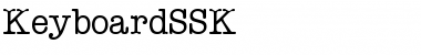 KeyboardSSK Font