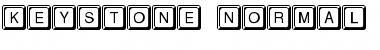 Keystone Normal Font