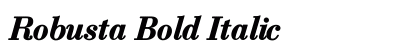 Robusta Bold Italic Preview