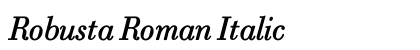 Robusta Roman Italic preview