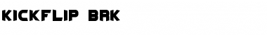 Kickflip (BRK) Font