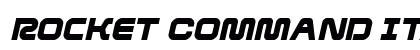 Rocket Command Italic Regular preview
