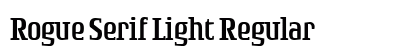 Rogue Serif Light Regular preview