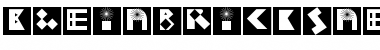 KleinBricksNegative Font