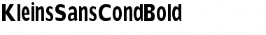 KleinsSansCondBold Font