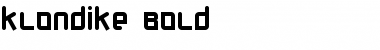 Klondike Bold Regular Font