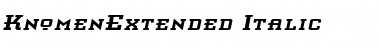 KnomenExtended Font