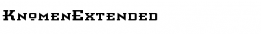 KnomenExtended Font