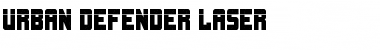 Download Urban Defender Laser Font