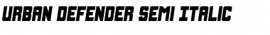 Download Urban Defender Semi-Italic Font