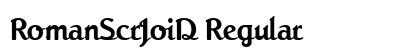RomanScrJoiD Regular preview