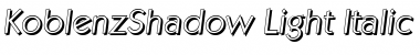 Download KoblenzShadow-Light Font Download KoblenzShadow-Light Font