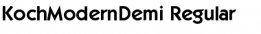 Download KochModernDemi Font