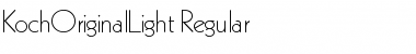 KochOriginalLight Regular Font