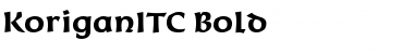 KoriganITC Bold Font