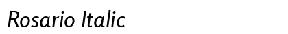 Rosario Italic Preview