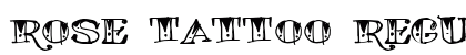 ROSE TATTOO Regular Font Preview