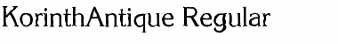 KorinthAntique Regular Font KorinthAntique Regular Font
