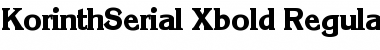 Download KorinthSerial-Xbold Font