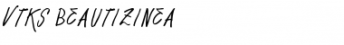 Download Vtks Beautizinea Font Download Vtks Beautizinea Font