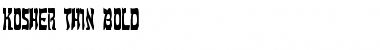 Download Kosher Thin Font Download Kosher Thin Font