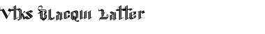 Download Vtks Blacqui Latter Font Download Vtks Blacqui Latter Font