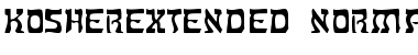 KosherExtended Font