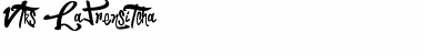 Vtks LaPrensitcha Font