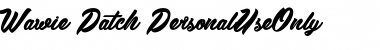 Download Wawie Patch_PersonalUseOnly Font Download Wawie Patch_PersonalUseOnly Font