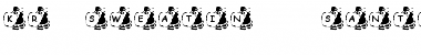 Download KR Sweatin' Santa Font Download KR Sweatin' Santa Font