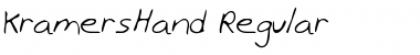 Download KramersHand Font Download KramersHand Font