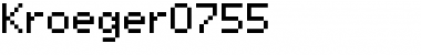 kroeger 07_55 Font