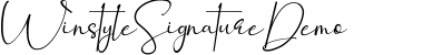 Download Winstyle Signature Demo Font Download Winstyle Signature Demo Font