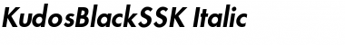 Download KudosBlackSSK Font