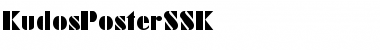 KudosPosterSSK Regular Font